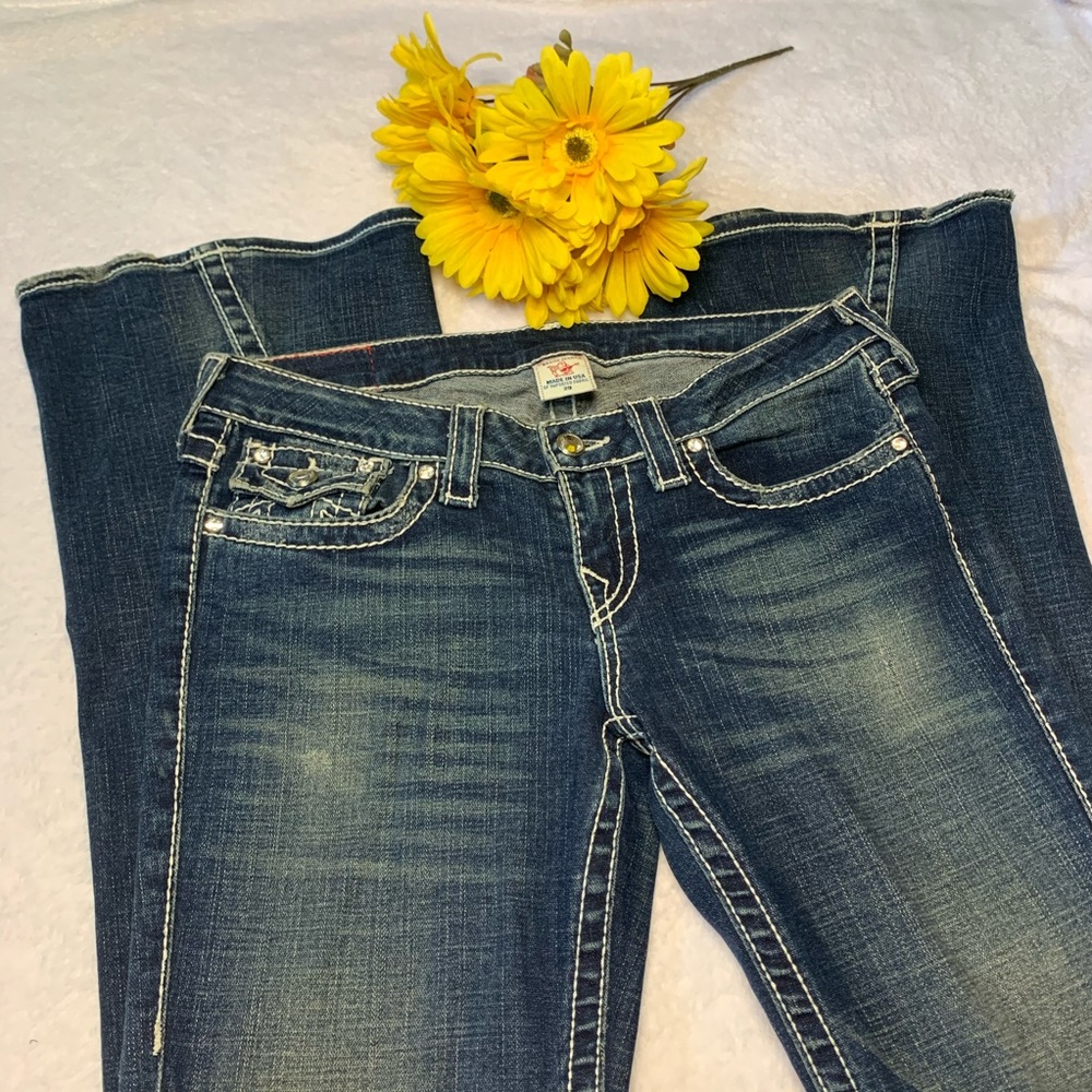 True Religion Disco Joey Big T Flare Jeans